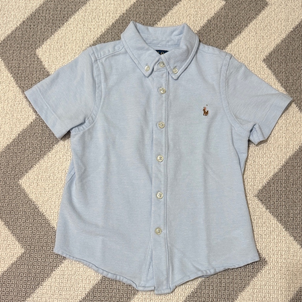 Polo Ralph Lauren Light Blue Kids Button Down Shirt